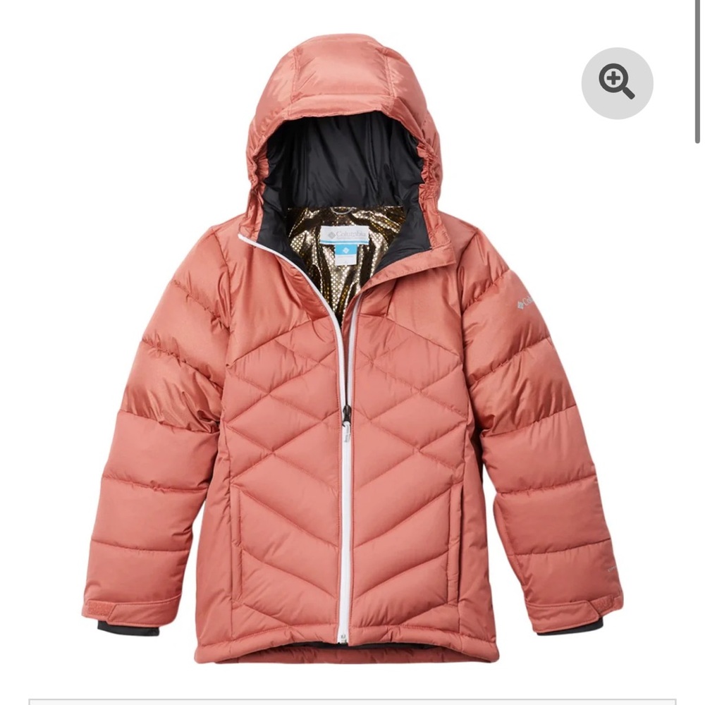 New with tags, never worn Columbia Powder II jacket for girls.
